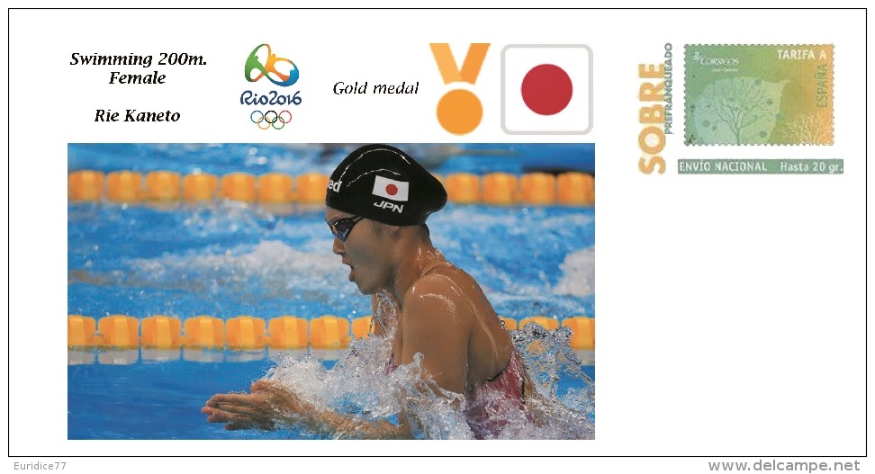 Spain 2016 - Olympic Games Rio 2016 - Gold Medal Swimming Female Japon Cover - Otros & Sin Clasificación