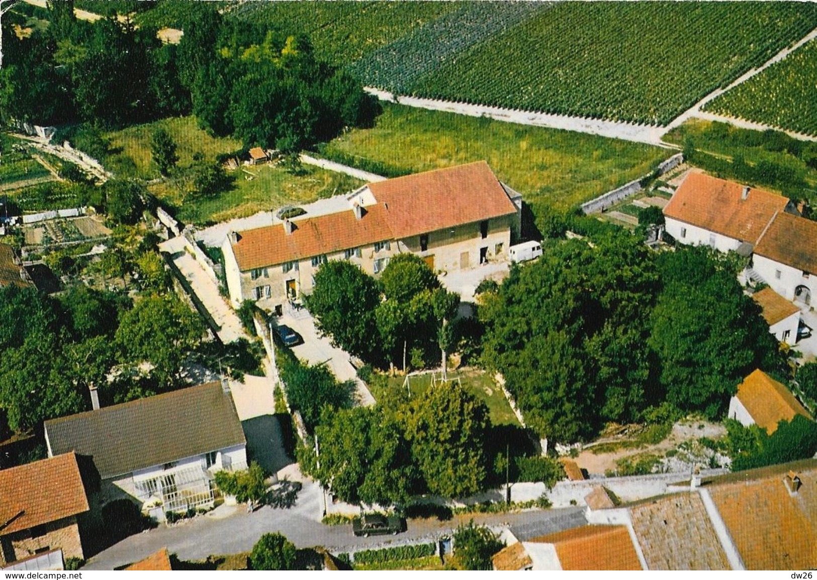 Nantoux - Meursault - Château De Nantoux - Julien Montchovet, Viticulteur - Vue Aérienne - Meursault