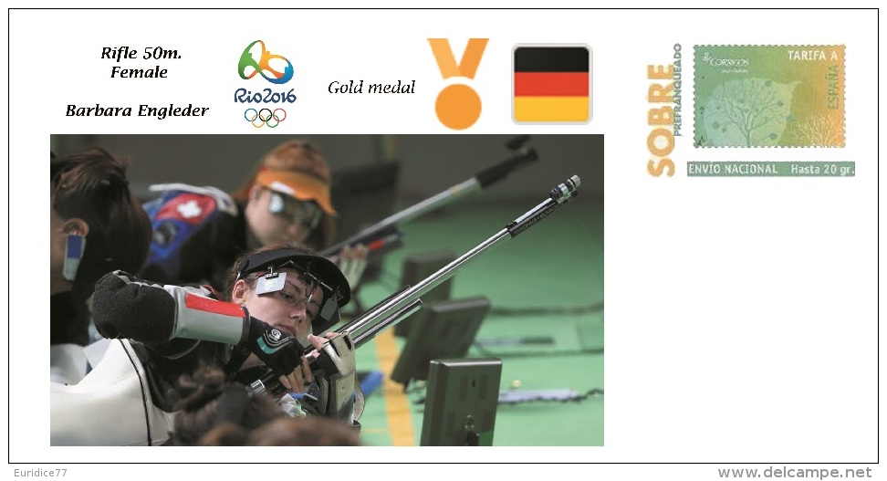 Spain 2016 - Olympic Games Rio 2016 - Gold Medal Rifle Female Germany Cover - Otros & Sin Clasificación