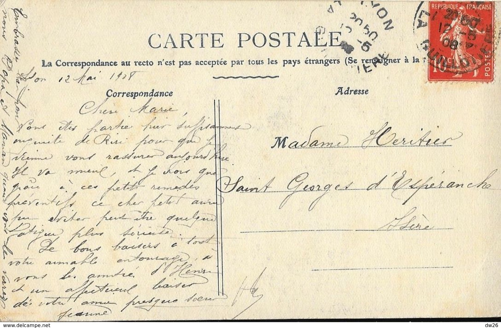 Pontarlier (Doubs) - La Porte Saint-Pierre En Hiver (31 Janvier 1907) - Edition Borel - Pontarlier