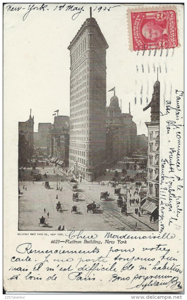 CP - Etats Unis - Flatirin Building New York 1905 - Other Monuments & Buildings