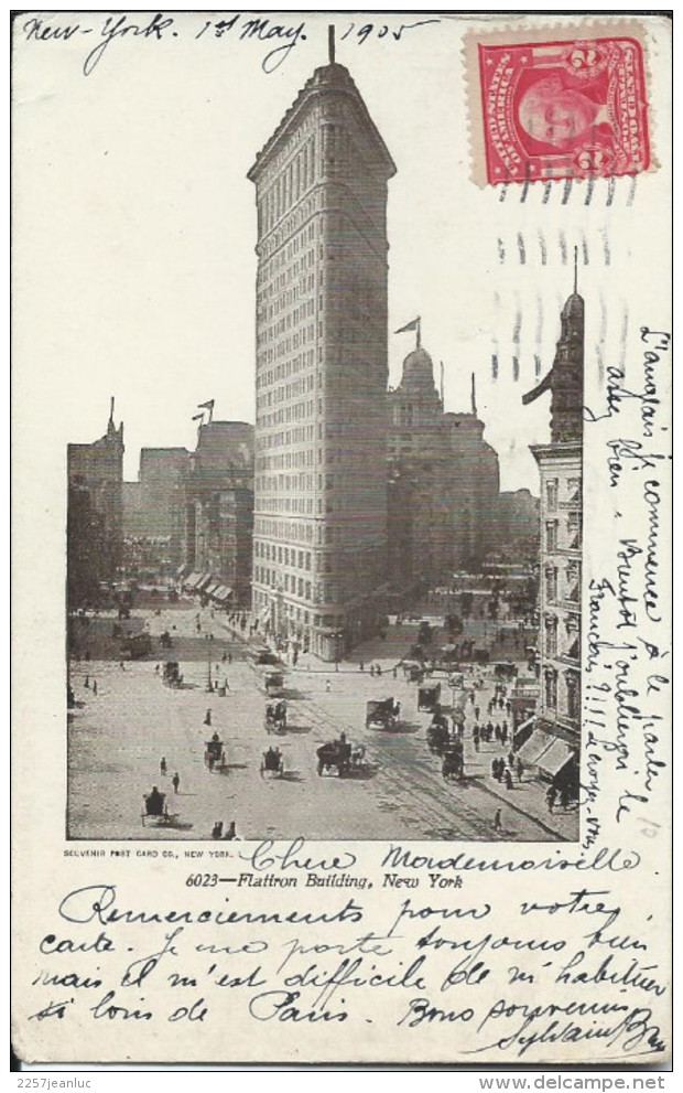 CP - Etats Unis - Flatirin Building New York 1905 - Autres Monuments, édifices