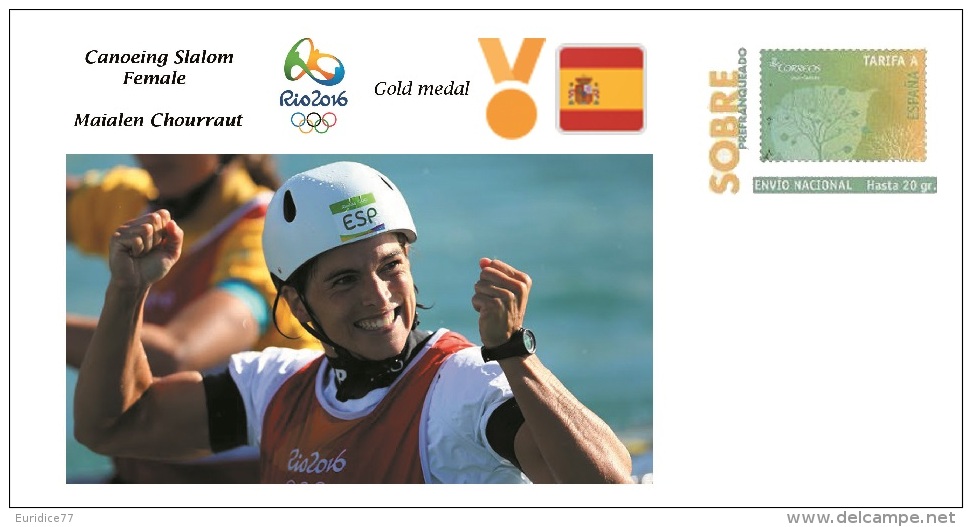 Spain 2016 - Olympic Games Rio 2016 - Gold Medal Canoeing Female Spain Cover - Otros & Sin Clasificación