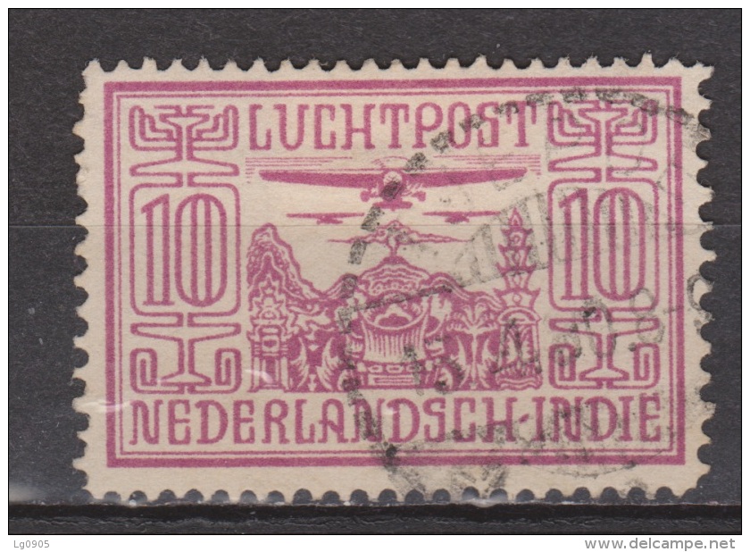 Nederlands Indie Netherlands Indies Luchtpost 6 Used; Vliegtuig, Flugzeuge, Avion, Avion, Aeroplanes, Airoplane 1938 - Nederlands-Indië
