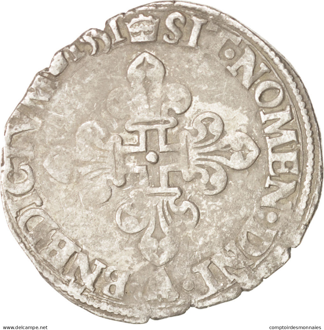 Monnaie, France, Demi Gros De Nesle, 1551, Paris, TB+, Argent, Sombart:4458 - 1547-1559 Henri II