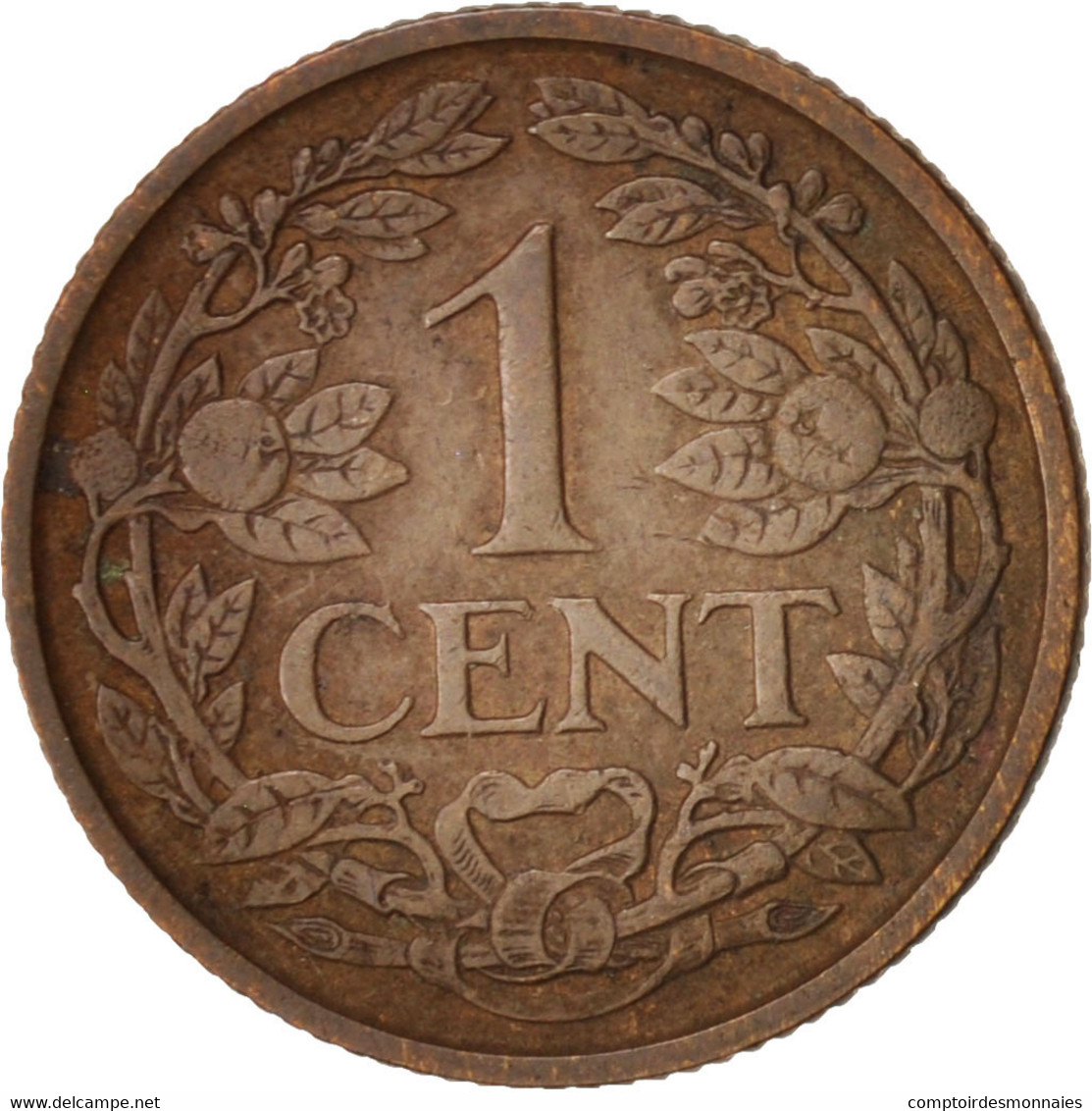 Monnaie, Pays-Bas, Wilhelmina I, Cent, 1940, TTB+, Bronze, KM:152 - 1 Centavos