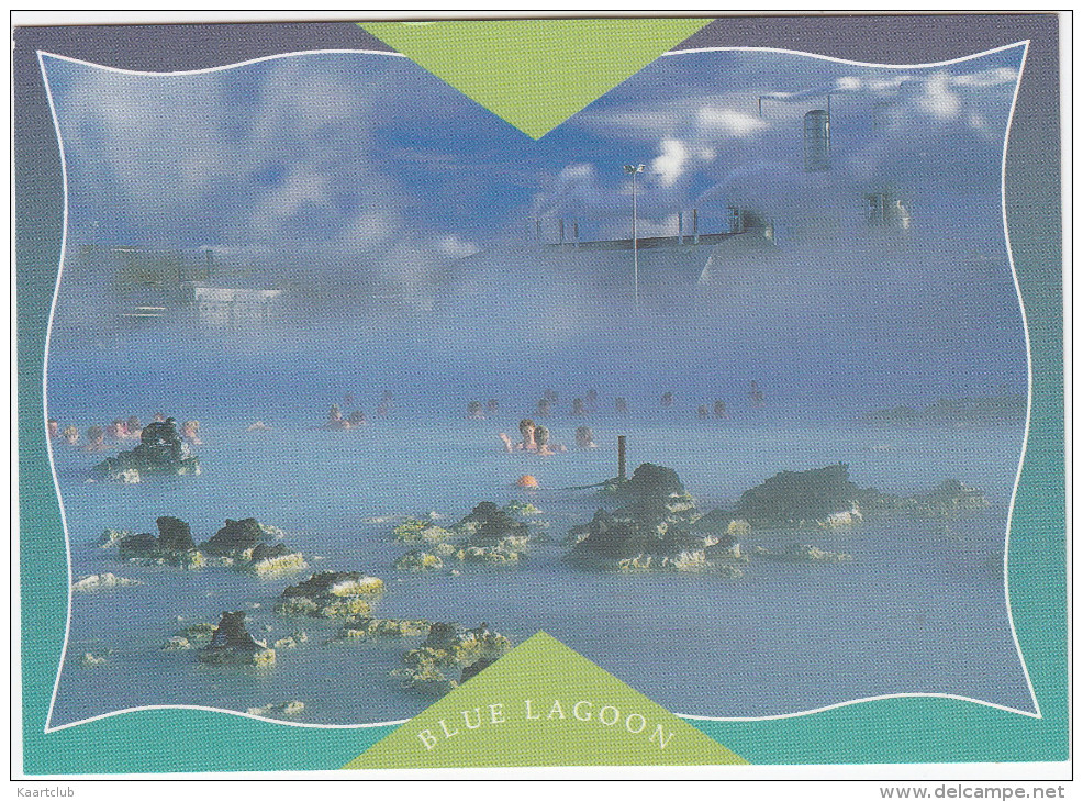 Svartsengi - Suòurnes Regional Heating Geothermal Plant : The Blue Lagoon Bathing Area - (Iceland) - IJsland