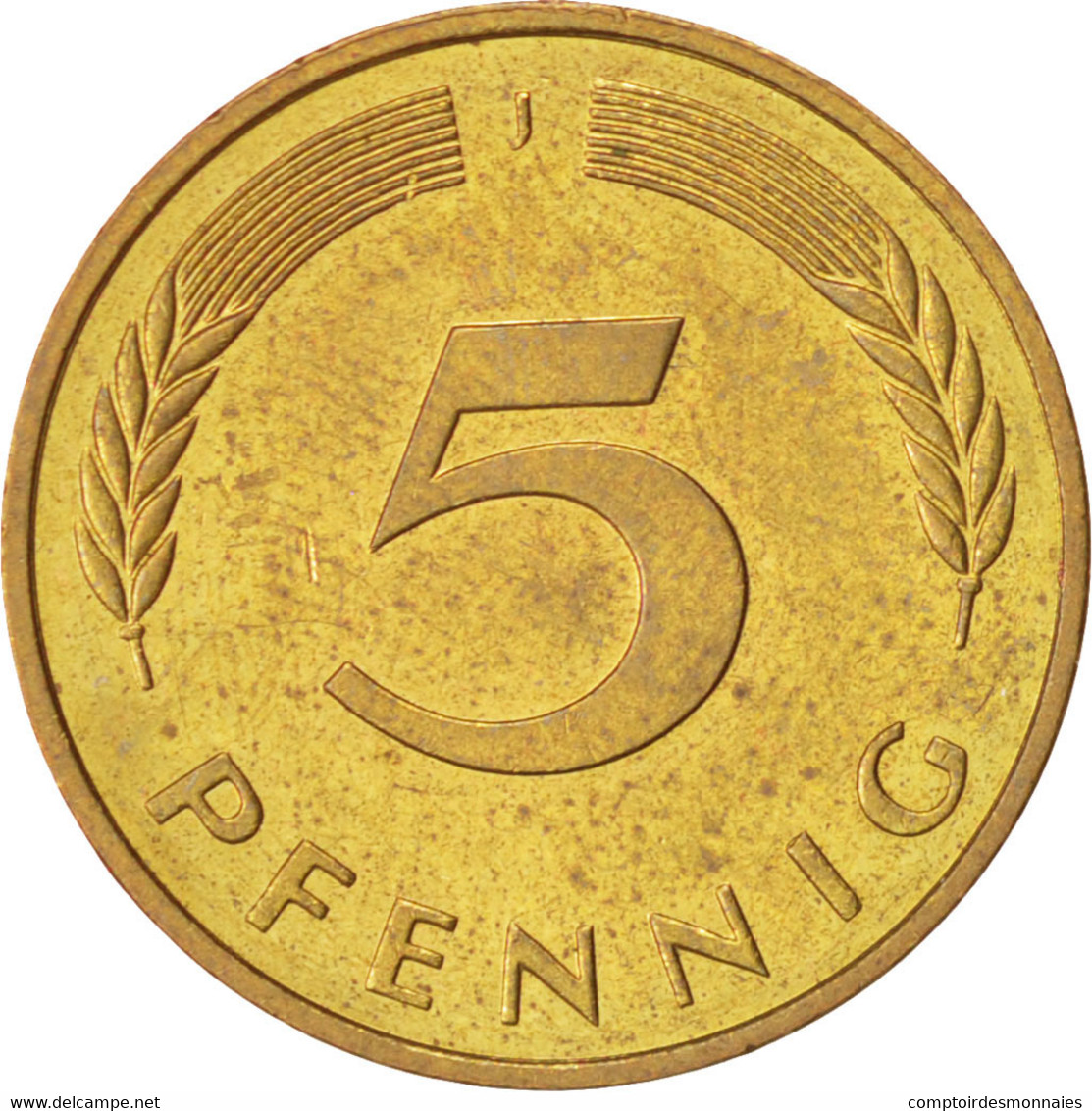 Monnaie, République Fédérale Allemande, 5 Pfennig, 1984, Hambourg, SUP+ - 5 Pfennig