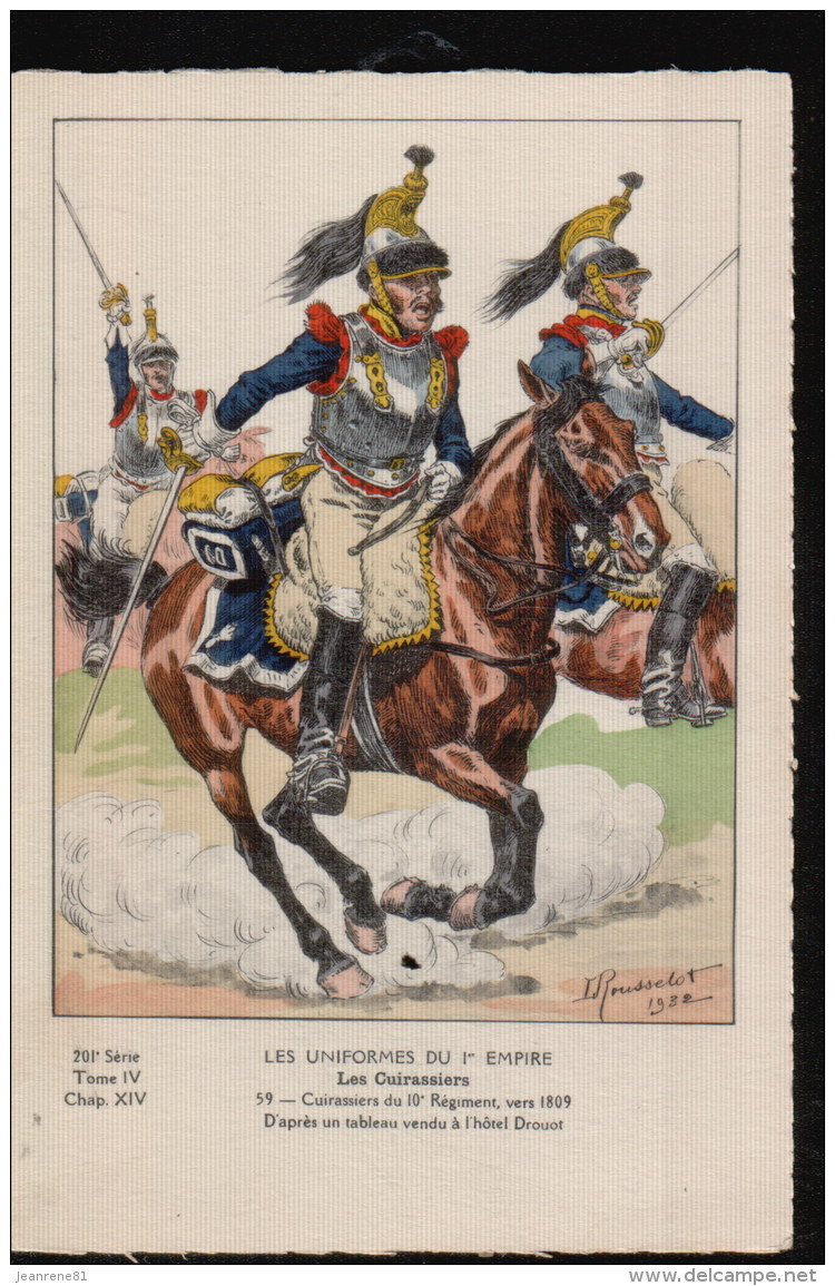 444 LES UNIFORMES DU 1ER EMPIRE ...LES CUIRASSIERS - Uniformi