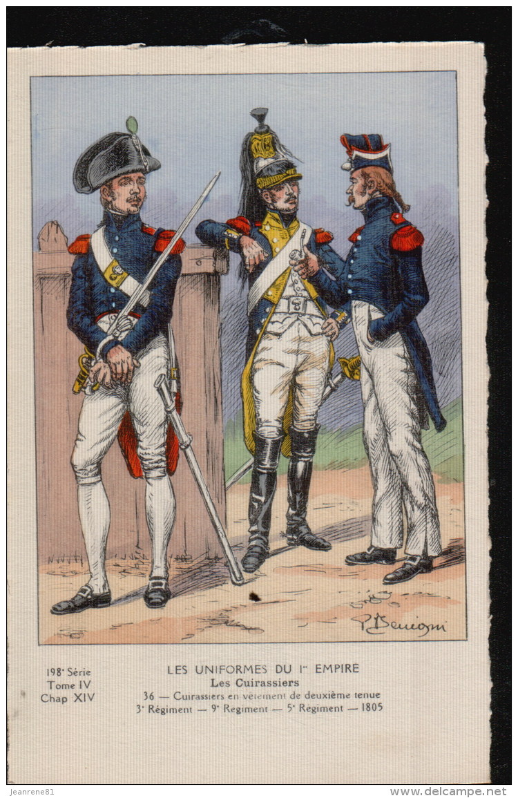 454 LES UNIFORMES DU 1ER EMPIRE ...LES CUIRASSIERS - Uniformi