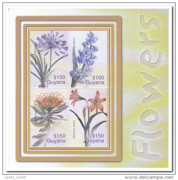 Guyana 2003, Postfris MNH, Flowers - Guyana (1966-...)