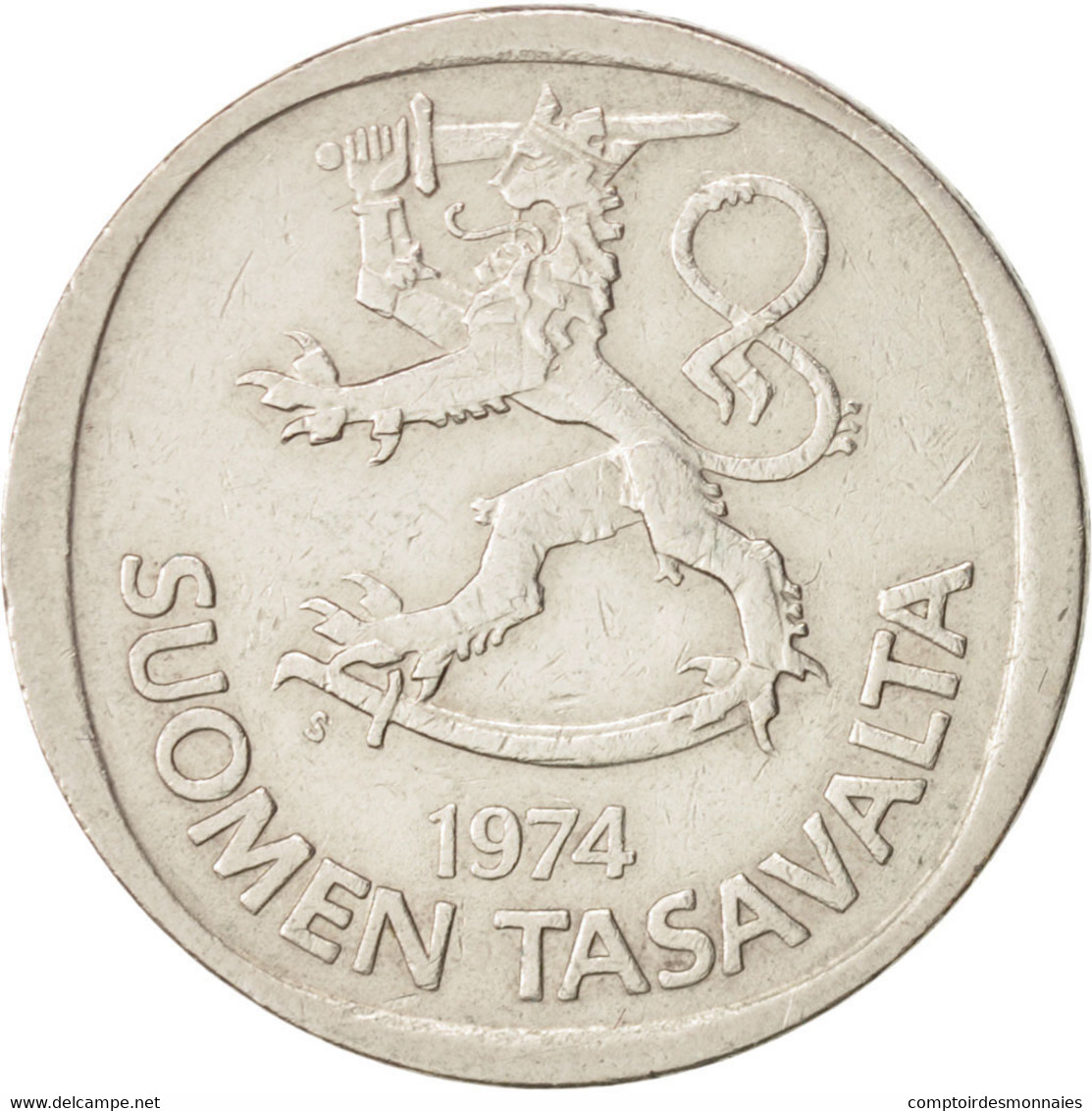 Monnaie, Finlande, Markka, 1974, TTB, Copper-nickel, KM:49a - Finlande