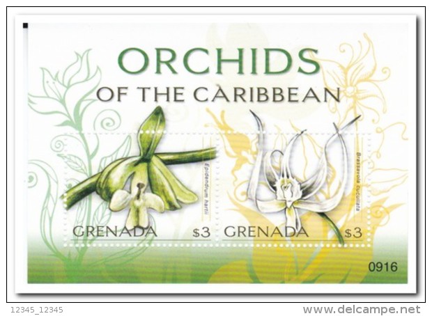 Grenada 2010, Postfris MNH, Flowers, Orchids - Grenada (1974-...)