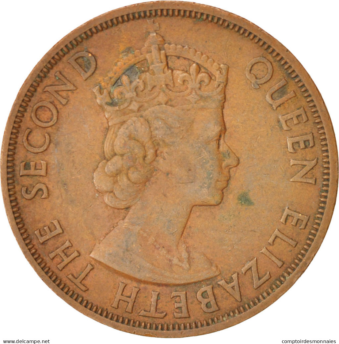 Monnaie, Etats Des Caraibes Orientales, Elizabeth II, 2 Cents, 1965, TB+ - Territoires Britanniques Des Caraïbes