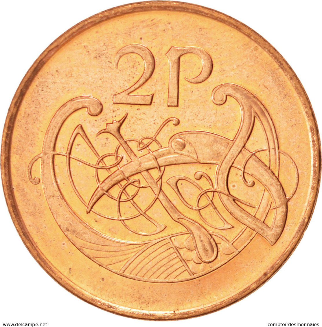 Monnaie, IRELAND REPUBLIC, 2 Pence, 1996, SUP+, Copper Plated Steel, KM:21a - Ireland