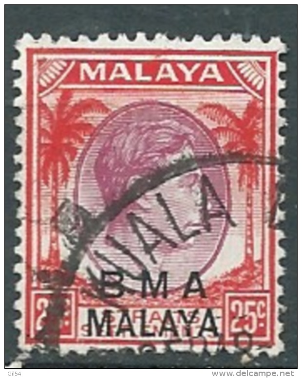 Malaisie Administration Militaire - Yvert N°10 Oblitéré    -  Abc8605 - Malaya (British Military Administration)