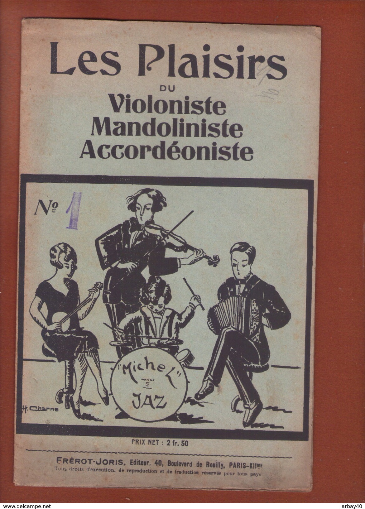 Les Plaisirs Du Violoniste Mandoliniste Accordeoniste  N° 1 - Autres & Non Classés