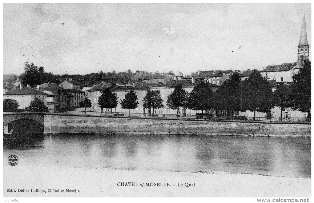 CHATEL-sur-MOSELLE : (88) Le Quai - Chatel Sur Moselle