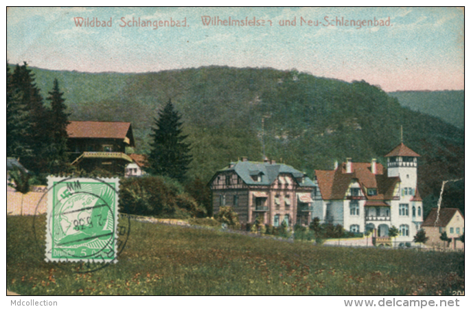 DE SCHLANGENBAD / Wildbad / - Schlangenbad