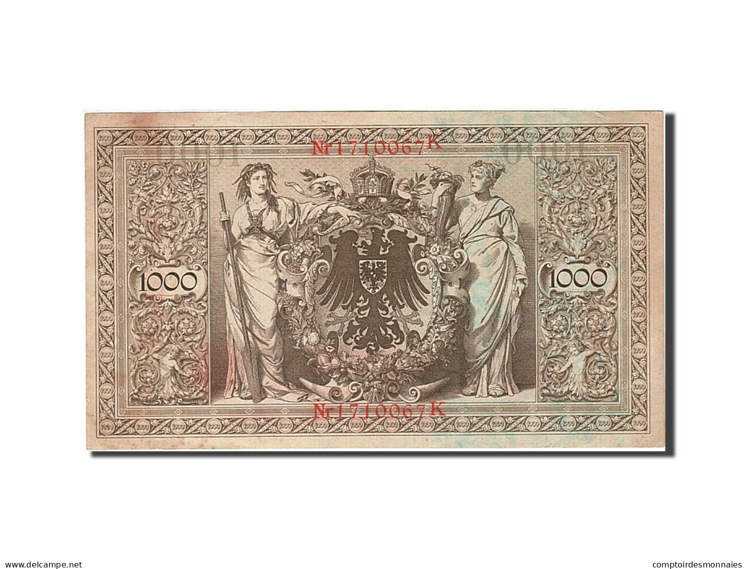 Billet, Allemagne, 1000 Mark, 1910, 1910-04-21, KM:44b, SUP+ - 1.000 Mark