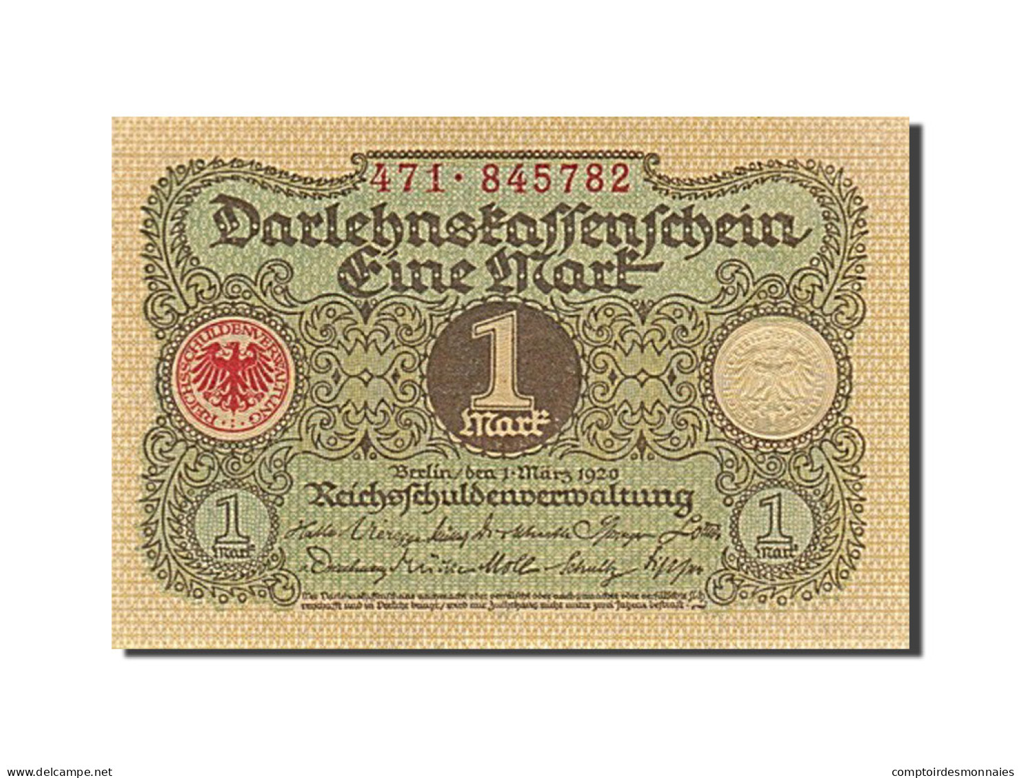 Billet, Allemagne, 1 Mark, 1920, 1920-03-01, KM:58, NEUF - 1 Mark