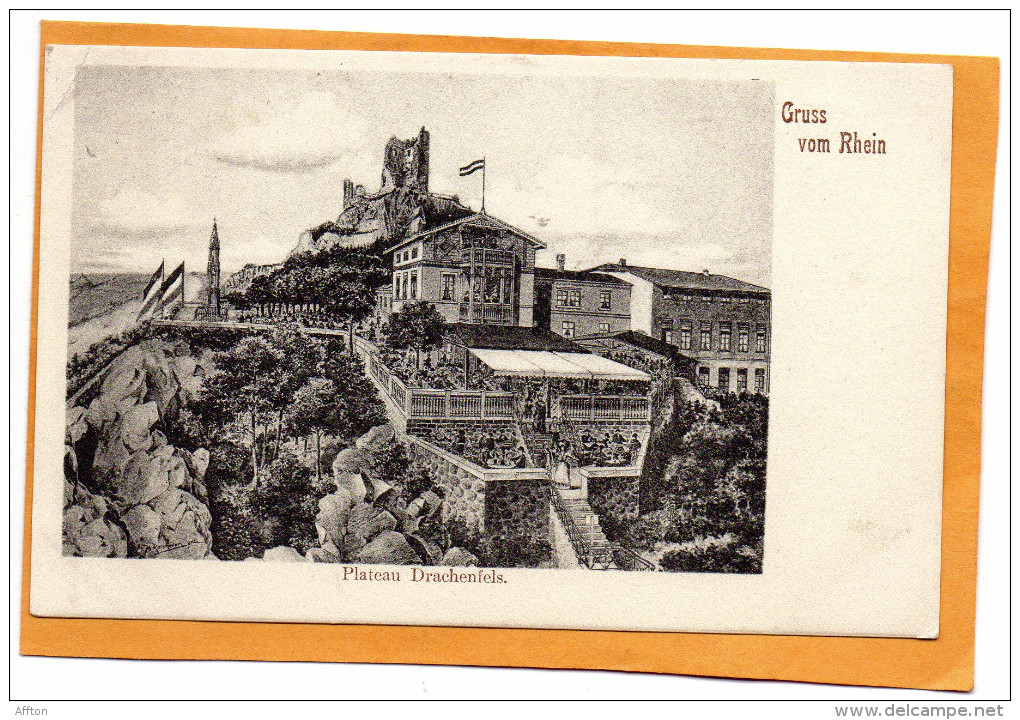 Gruss Vom Drachenfels Konisgwinter 1902 Postcard - Koenigswinter