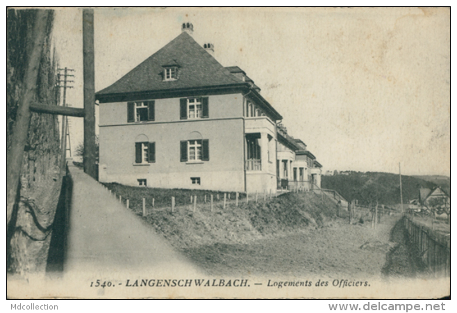 DE BAD SCHWALBACH / Langenschwalbach, Logement Des Officiers / - Bad Schwalbach