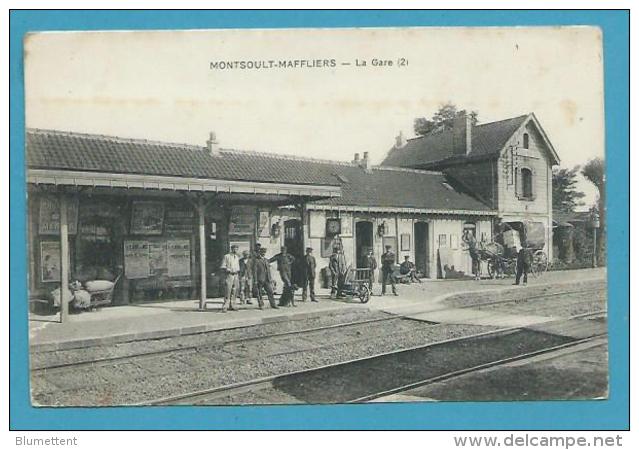 CPA - Chemin De Fer Cheminots La Gare De MONTSOULT-MAFFLIERS 95 - Montsoult