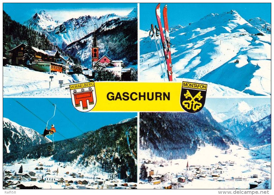 1 AK Österreich Vorarlberg * Ansichten Von Gaschurn * - Gaschurn