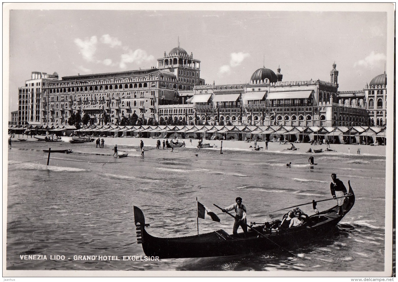 Venezia Lido - Grand Hotel Excelsior - Gondola - 81 - Venice - Venezia - Italy - Italia - Unused - Venezia (Venice)