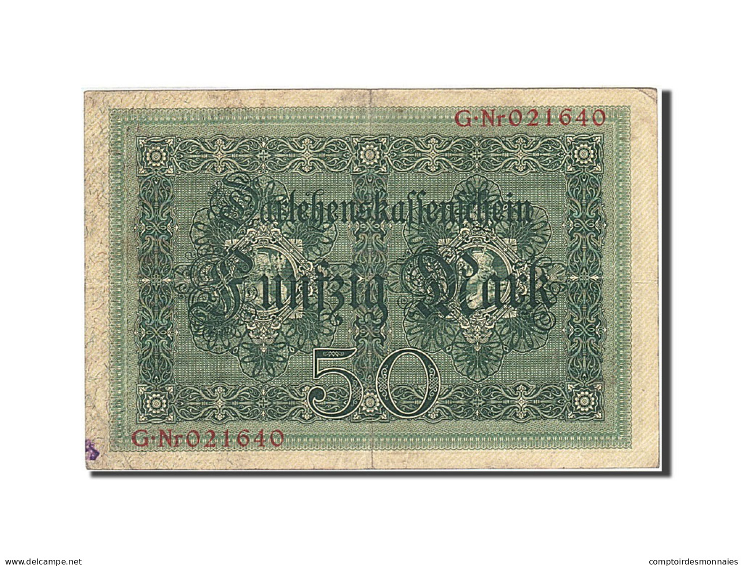 Billet, Allemagne, 50 Mark, 1914, 1914-08-05, KM:49b, TB+ - 50 Mark