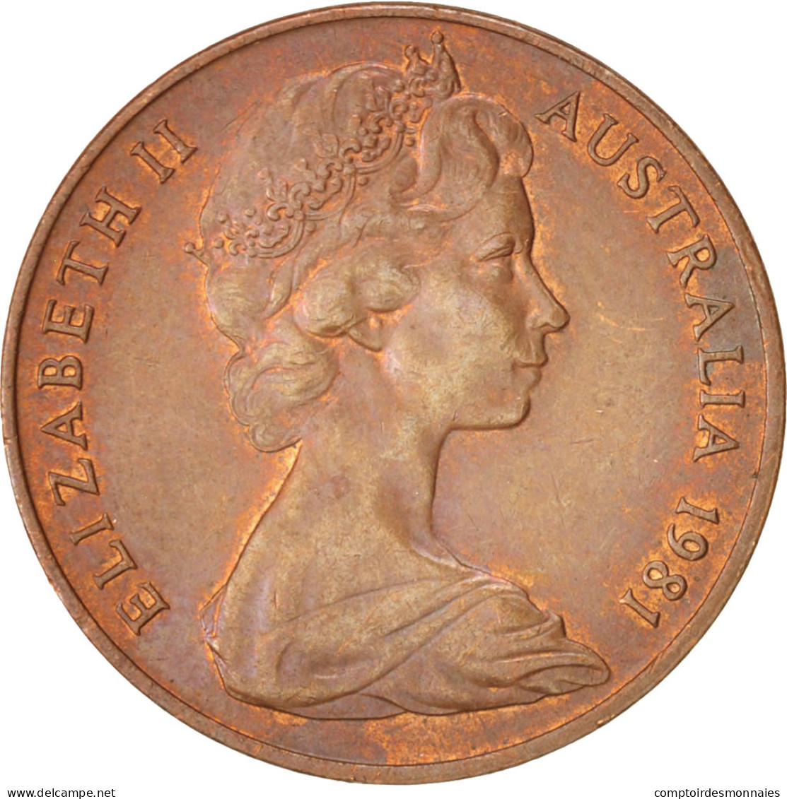 Monnaie, Australie, Elizabeth II, 2 Cents, 1981, SPL, Bronze, KM:63 - 2 Cents