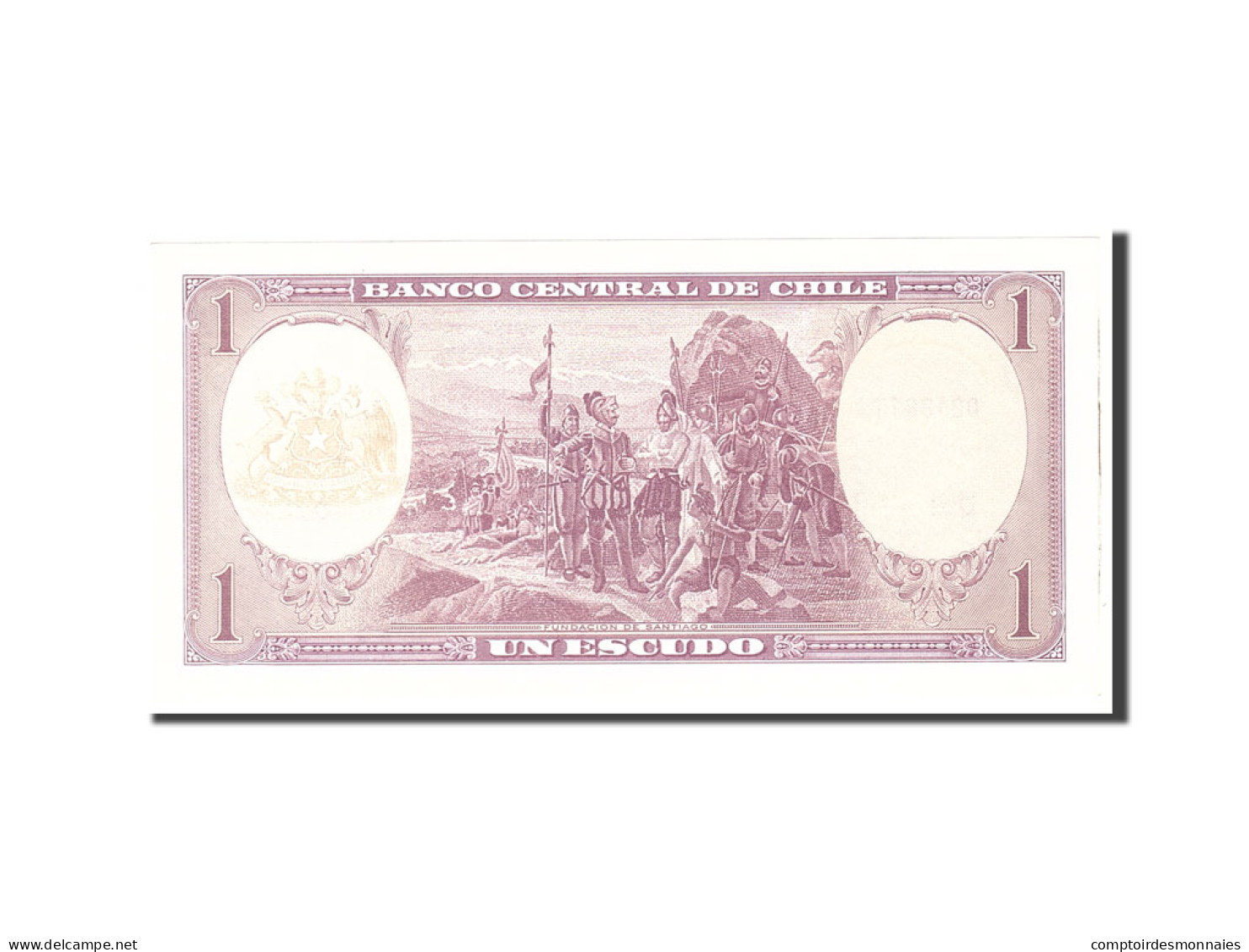 Billet, Chile, 1 Escudo, 1964, Undated, KM:136, NEUF - Chili