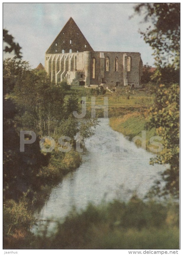 The Ruins Of St. Brigitta&acute;s Monastery - Tallinn - 1971 - Estonia USSR - Unused - Estonia