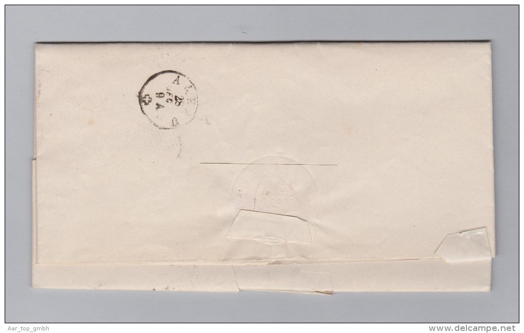 Heimat AG MURI 1861-12-28 Amtsbrief Nach Aarau - Briefe U. Dokumente