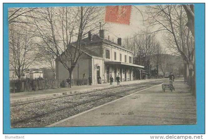 CPA - Chemin De Fer La Gare BRIGNOLES 83 - Brignoles