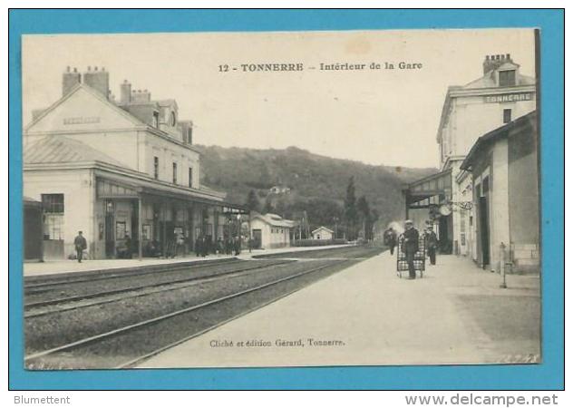 CPA - Chemin De Fer Intérieur De La Gare TONNERRE 89 - Tonnerre