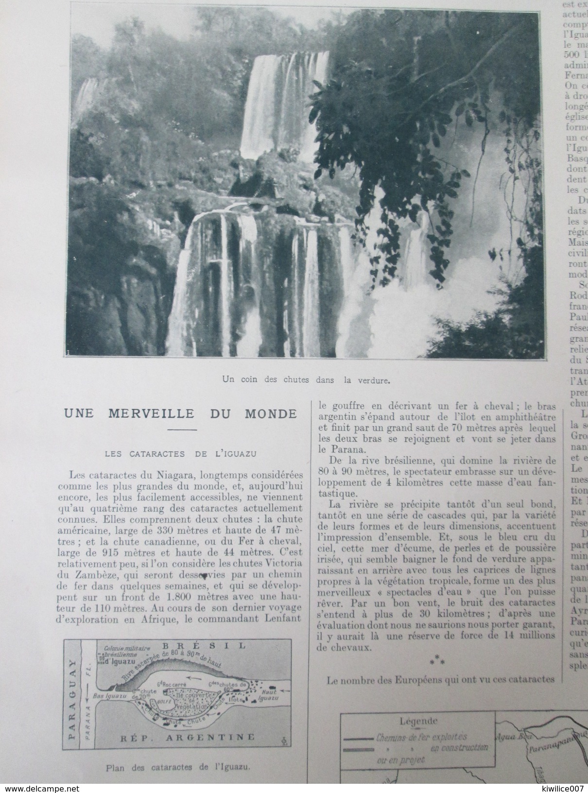 1906  DANSE CAMBODGIENNE  Sisowath  Théatre De Verdure CAMBODGE   + CHUTE D EAU DE IGUAZU Cataratas Do Iguaçu Argentine - Non Classés