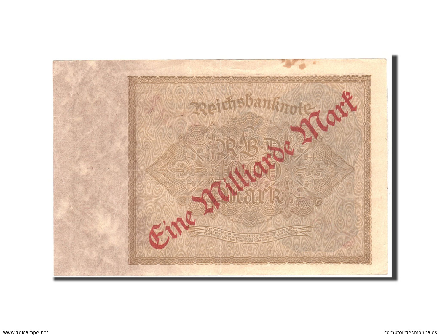 Billet, Allemagne, 1 Milliarde Mark On 1000 Mark, 1922, 1922-12-15, KM:113a - 1.000 Mark