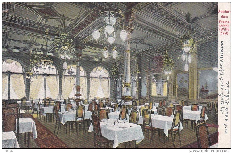 Amsterdam Krasnapolsky Witte Zaal # 1907 - Amsterdam