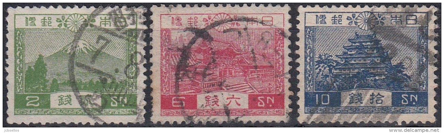 Japon 1926 Nº 191/93 Usado - Gebruikt