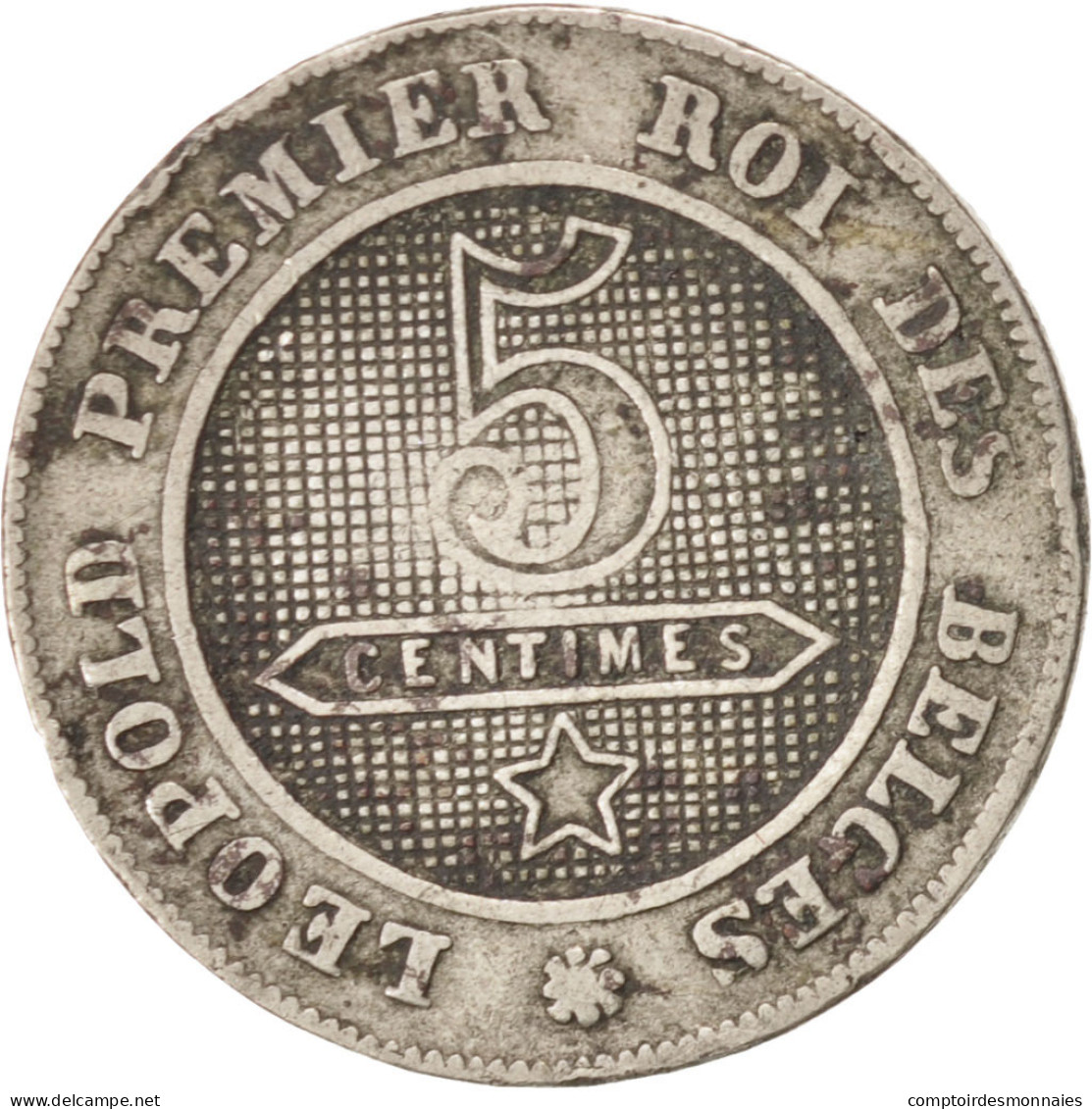 Monnaie, Belgique, Leopold I, 5 Centimes, 1862, TB, Copper-nickel, KM:21 - 5 Centimes