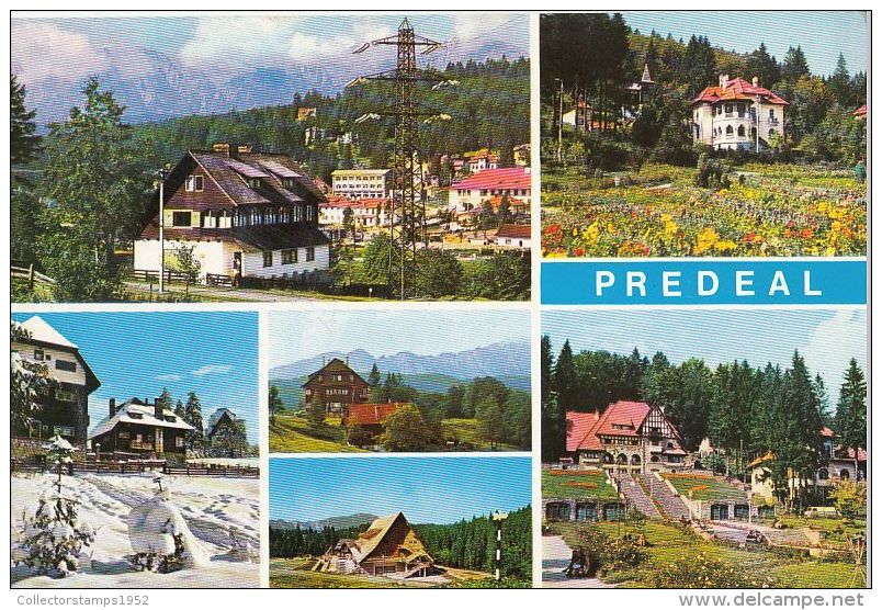 4504FM- PREDEAL- SKI RESORT, HOTELS, CHALETS, PANORAMA - Romania