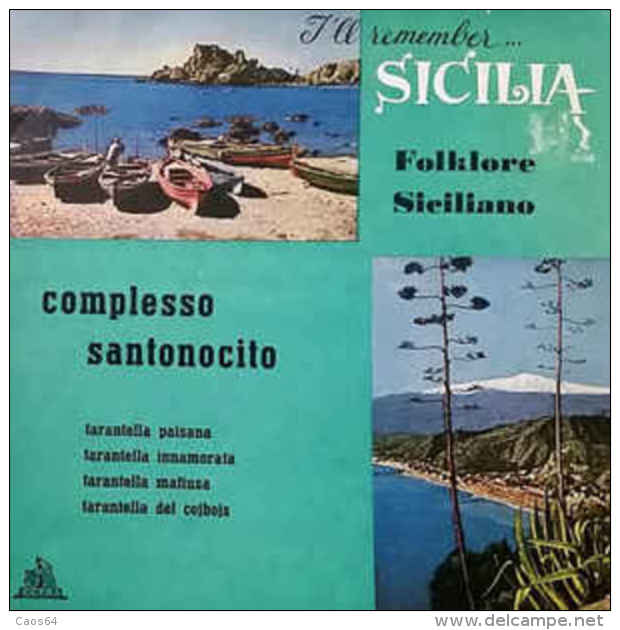 Complesso Santonocito  I'll Remember Sicilia NM/NM 7" - Country Y Folk