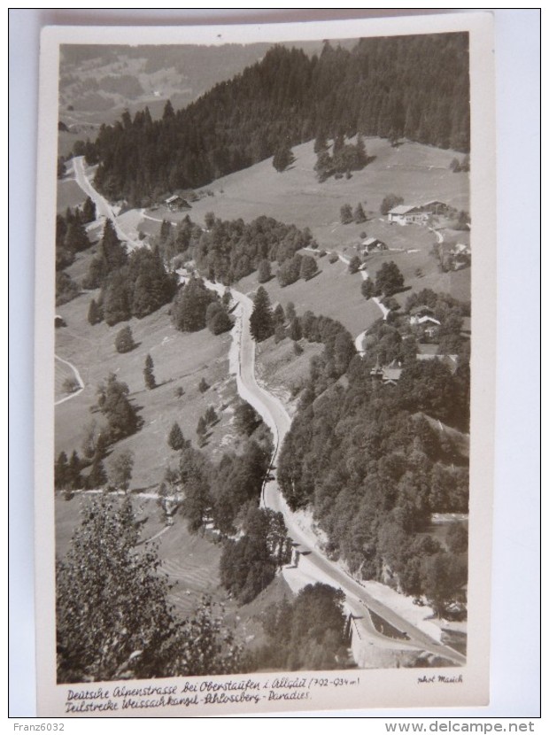 Deutsche Alpenstraße Bei Oberstaufen - Oberstaufen