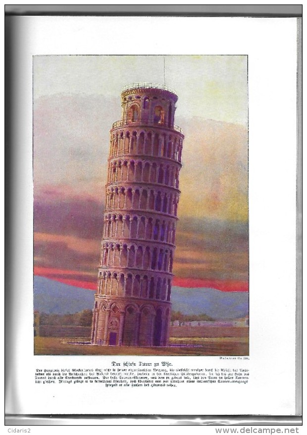 WUNDER der WELT / MERVEILLES du MONDE / MIRACLES of the WORLD 2 Bde photo peinture Site Monument Géographie Nature c1912