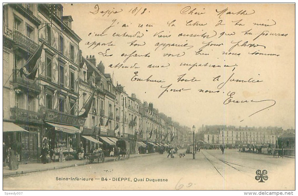 Dieppe. Quai Duquesne.     X 39 - Dieppe