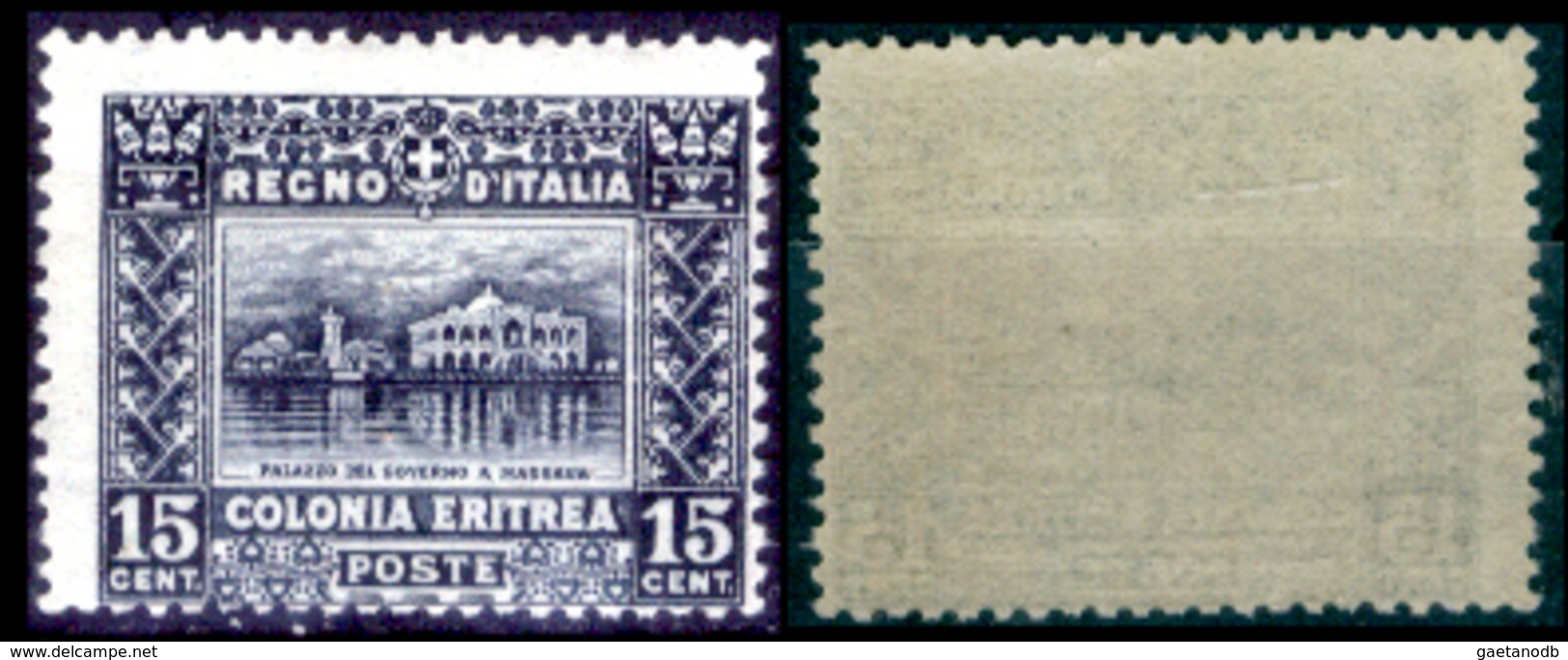 Italia-F01265 - Eritrea 1910-14: Sassone N. 36 (++) MNH - Privo Di Difetti Occulti. - Eritrea