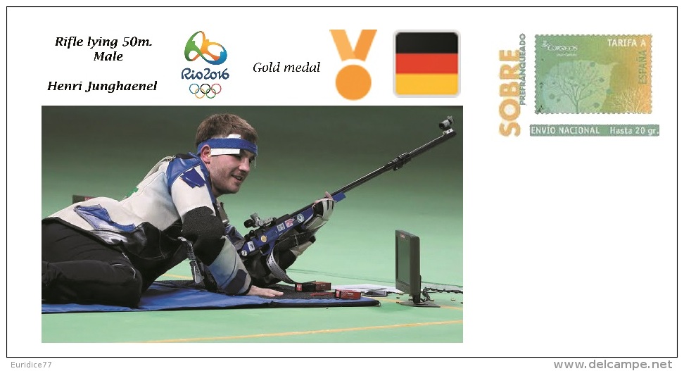 Spain 2016 - Olympic Games Rio 2016 - Gold Medal Shot Rifle Germany Cover - Otros & Sin Clasificación