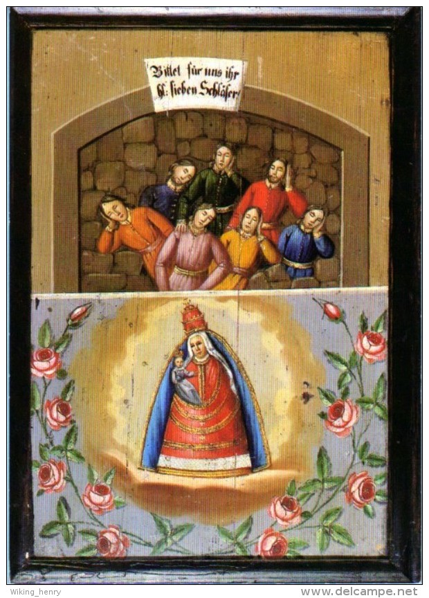 Neuss - Gemälde Die Heiligen Siebenschläfer Und Muttergottes - Neuss